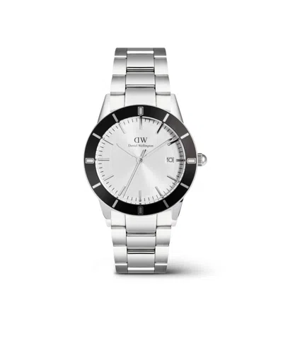 Daniel Wellington Men's Analog Silver Tone Stainless-steel Watch, 40mm