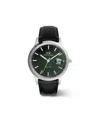 Daniel Wellington Men's Automatic Black Leather Watch, 40mm