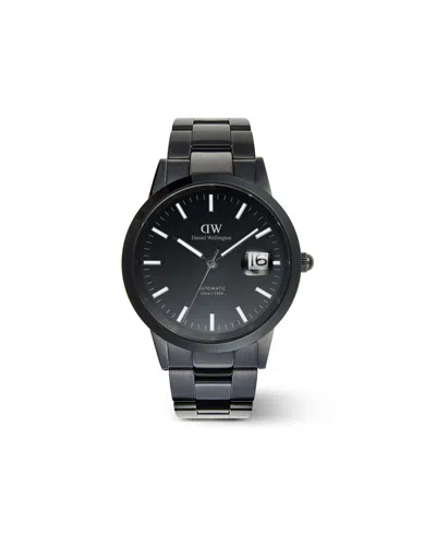 Daniel Wellington Men's Automatic Black Stainless-steel Watch, 40mm
