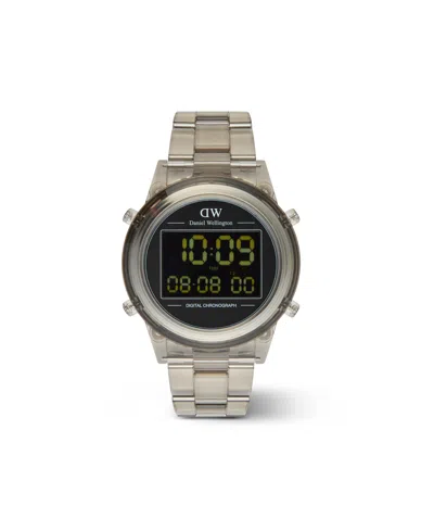 Daniel Wellington Men's Chronograph Gray Plastic Watch, 42mm