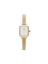 Daniel Wellington Quadro Mini Lumine 14mm In Gold