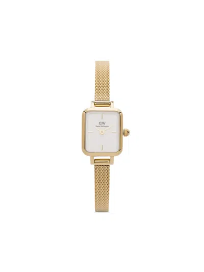 Daniel Wellington Quadro Mini Lumine 14mm In Gold