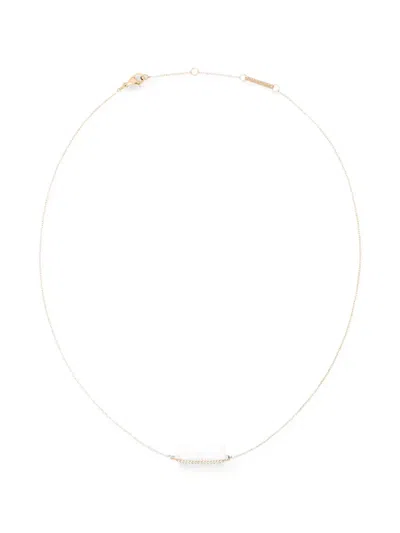 Daniel Wellington Mirelle Embellished-bar Necklace In Gold