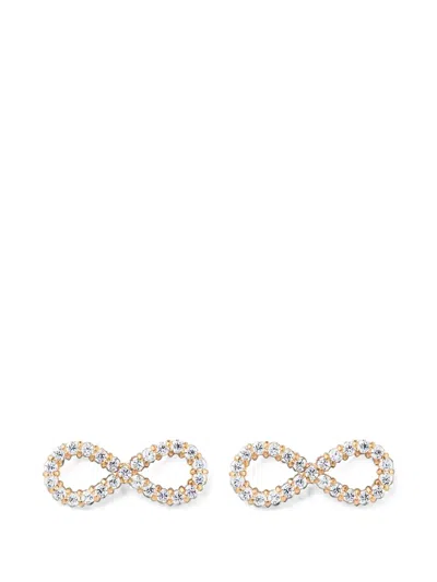 Daniel Wellington Mirelle Infinity Crystal-embellished Earrings In Multi