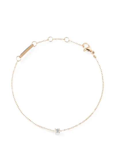 Daniel Wellington Mirelle Solitaire Crystal-embellished Chain Bracelet In Gold