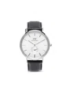 Daniel Wellington Multi-eye Sheffield-leather-strap 40mm In Black