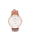 Daniel Wellington Multi-eye St Mawes-leather-strap 40mm In Brown