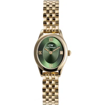 Daniel Wellington Ophelia Mini Bracelet Watch, 22mm X 5mm In Gold