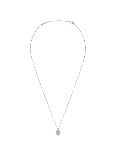 Daniel Wellington Pavé Crystal-embellished Necklace In Silver