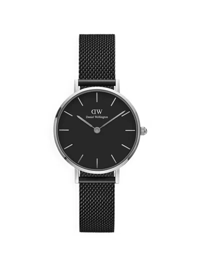 Daniel Wellington Petite Ashfield 36mm Watch In Black