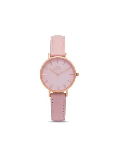 Daniel Wellington Petite Cherry Blossom 28mm In Pink
