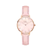 Daniel Wellington Petite Cherry Blossom Leather Ladies Watch In Pink