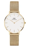 Daniel Wellington Dw00100348 Petite Evergold Stainless-steel Japanese Quartz Watch In Gold/eggshell
