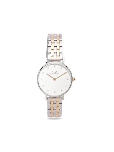 Daniel Wellington Petite Lumine 5-link 28mm In Weiss