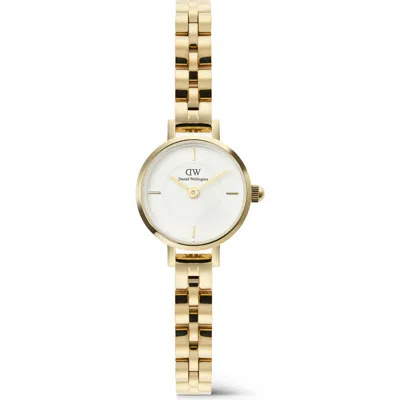 Daniel Wellington Petite Mini Bracelet Watch, 19mm In Gold