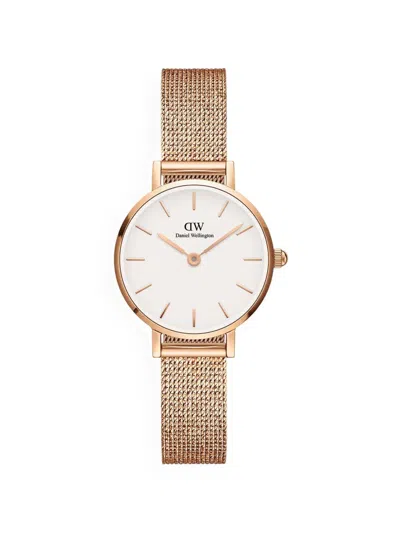 Daniel Wellington Petite Pressed Melrose 24mm Watch In Transparent