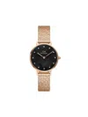 Daniel Wellington Petite Pressed Studio Lumine 28mm In Black