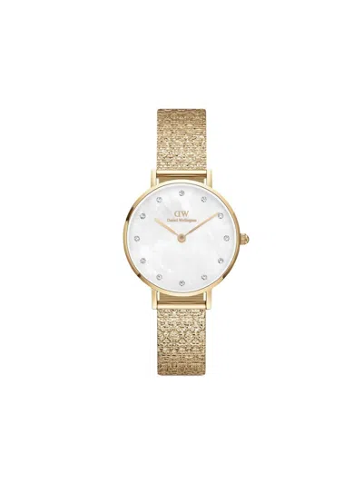 Daniel Wellington Petite Pressed Studio Lumine 28mm In White