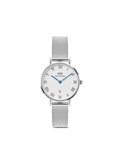 Daniel Wellington Petite Roman Numerals Date 28mm In Metallic