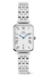 Daniel Wellington Quadro Bracelet Watch, 20mm X 26mm In Metallic