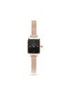 Daniel Wellington Quadro Mini 19mm In Black
