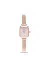 Daniel Wellington Quadro Mini 19mm In Pink
