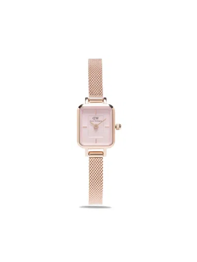 Daniel Wellington Quadro Mini 19mm In Pink