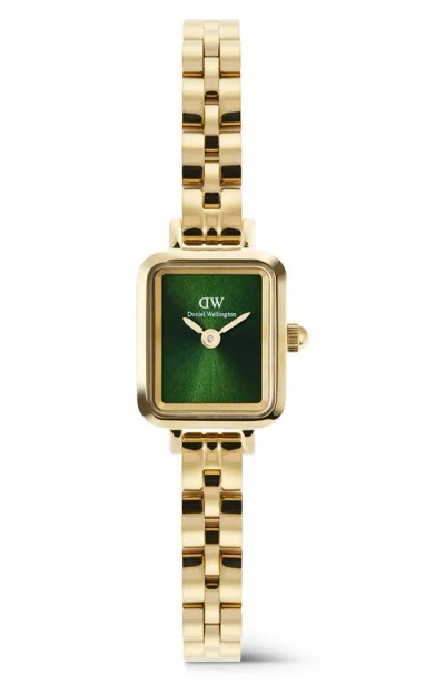 DANIEL WELLINGTON DANIEL WELLINGTON QUADRO MINI BRACELET WATCH, 15MM X 18MM