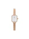 Daniel Wellington Quadro Mini Lumine 18mm In 白色