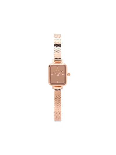 Daniel Wellington Quadro Mini Reflection 18mm In Pink