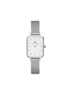 Daniel Wellington Quadro Pressed 20mm In Silver