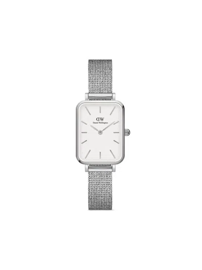 Daniel Wellington Quadro Pressed 20mm In Silver