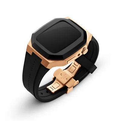 Daniel Wellington Smartwatch Case In Rose Gold / Black In Multi