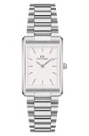 Daniel Wellington Tank Collection Bracelet Watch, 32mm X 22mm In Silver