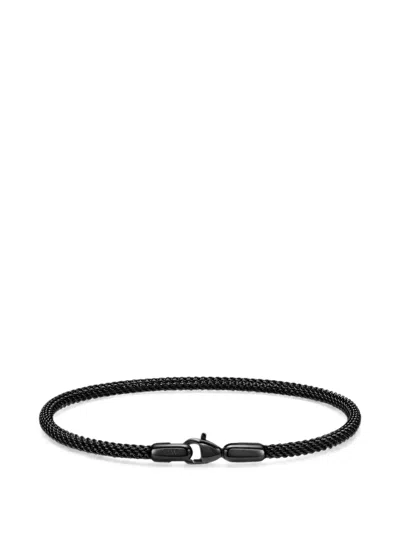 Daniel Wellington Tide Mesh-chain Bracelet In Black