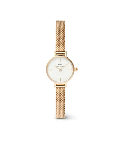 Daniel Wellington Unisex Analog Gold-tone Stainless Steel Watch, 19mm