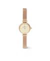 Daniel Wellington Unisex Analog Rose Gold-tone Stainless Steel Watch, 19mm In Gold