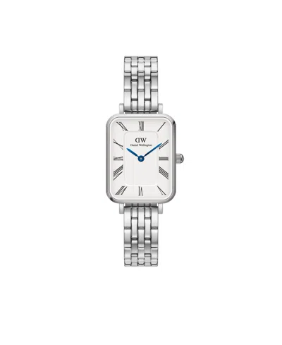 Daniel Wellington Unisex Analog Silver-tone Stainless Steel Watch, 20mm
