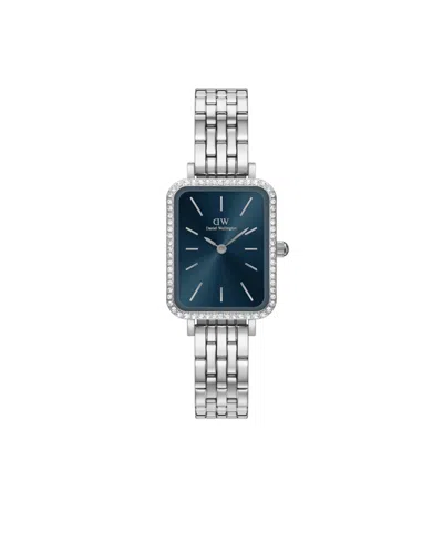 Daniel Wellington Unisex Analog Silver-tone Stainless Steel Watch, 20mm