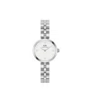Daniel Wellington Unisex Analog Silver-tone Stainless Steel Watch, 22mm In Silver