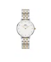 Daniel Wellington Unisex Analog Silver-tone Stainless Steel Watch, 28mm