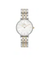 Daniel Wellington Unisex Analog Silver-tone Stainless Steel Watch, 28mm In Metallic