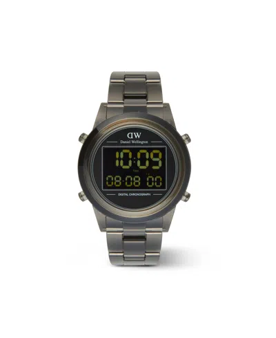 Daniel Wellington Unisex Chronograph Gray Plastic Watch, 42mm