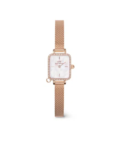 Daniel Wellington Women's Analog Rose Gold Tone Stainless-steel Watch, 15mm