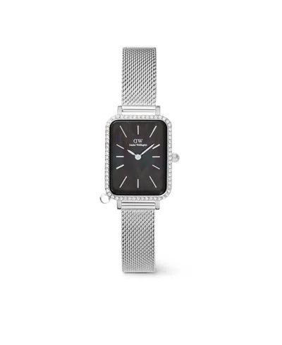 Daniel Wellington Women's Analog Silver Tone Stainless-steel Watch, 20mm