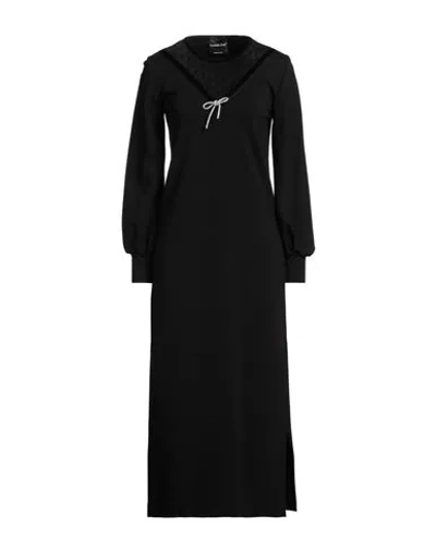 Daniela Drei Woman Midi Dress Black Size 4 Viscose, Elastane