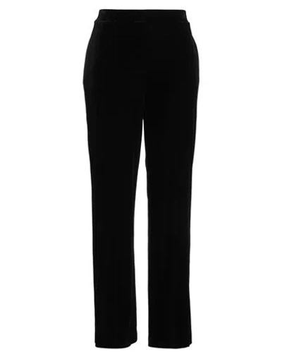 Daniela Drei Woman Pants Black Size 12 Polyester, Elastane