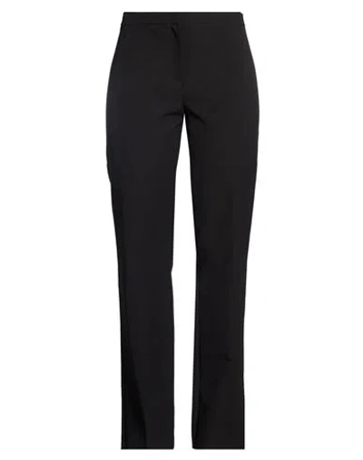 Daniela Drei Woman Pants Black Size 12 Polyester, Elastane