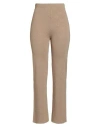 Daniela Drei Woman Pants Camel Size 14 Viscose, Polyamide, Polyester In Brown
