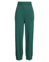 Daniela Drei Woman Pants Green Size 8 Merino Wool, Viscose, Polyamide, Cashmere